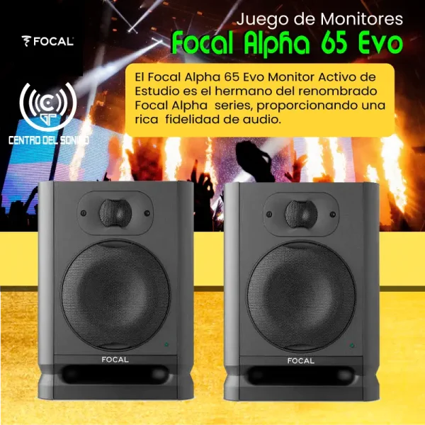 juego de monitores focal alpha 50 evo juego de monitores focal alpha 50 evo