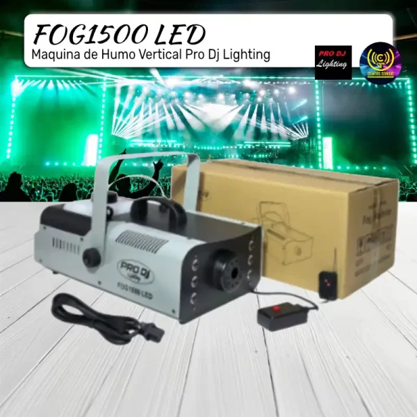 maquina de humo con led fog1500 led pro dj lighting maquina de humo con led fog1500 led pro dj lighting