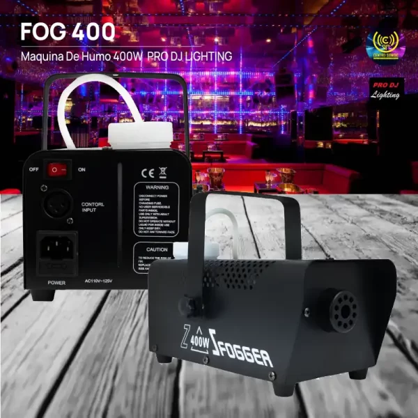 maquina de humo 400w fog400 pro dj lighting maquina de humo 400w fog400 pro dj lighting