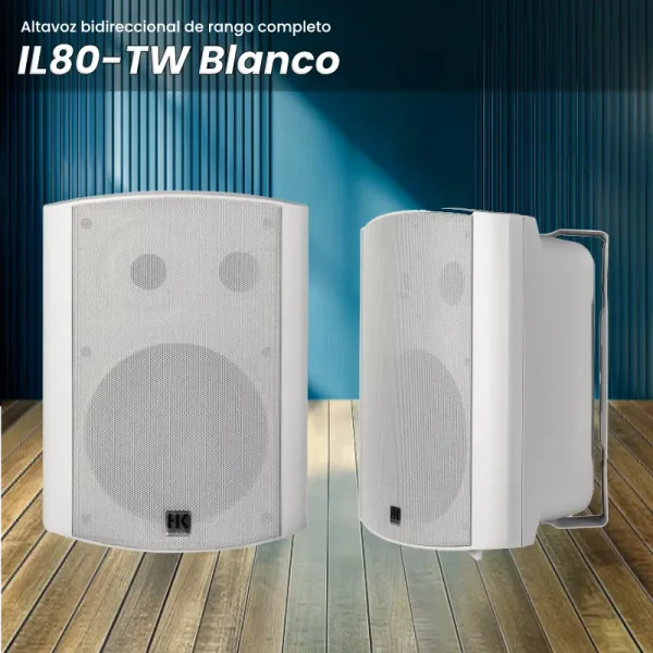 altavoz bidireccional de rango completo il80 tw blanco altavoz bidireccional de rango completo il80 tw blanco