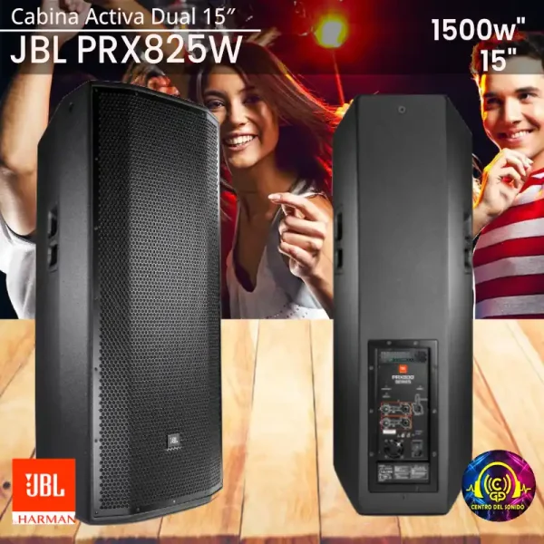 cabina activa jbl prx825w dual 15″ 1500w cabina activa jbl prx825w dual 15″ 1500w