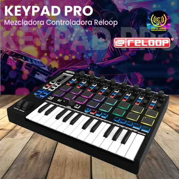 mezcladora controladora keypad pro reloop mezcladora controladora keypad pro reloop