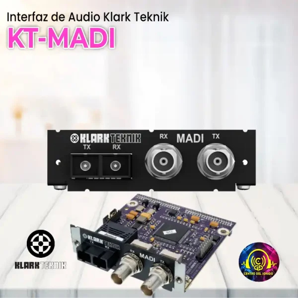 interfaz de audio klark teknik kt madi interfaz de audio klark teknik kt madi