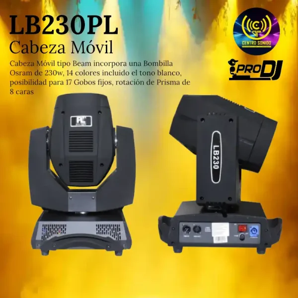 cabeza movil la lb230 pl pro light 7r 230watt cabeza movil la lb230 pl pro light 7r 230watt