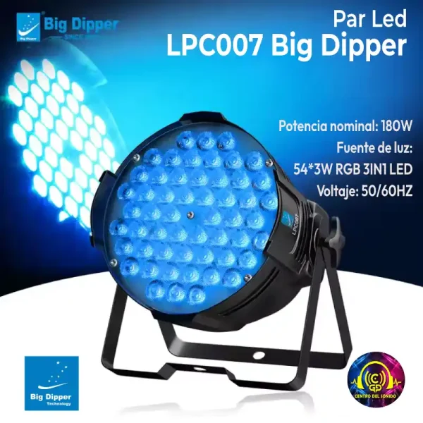 par led luces lpc007 rgb 54*3w par led luces lpc007 rgb 54*3w