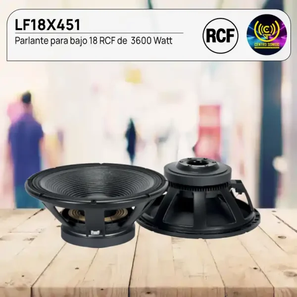 lf18x451 parlante para bajo 18 marca rcf de 3600watt lf18x451 parlante para bajo 18 marca rcf de 3600watt