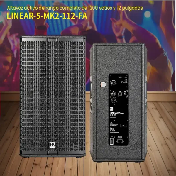 hk audio linear 5 mk2 112 fa altavoz activo de rango completo de 1200 vatios y 12 pulgadas hk audio linear 5 mk2 112 fa altavoz activo de rango completo de 1200 vatios y 12 pulgadas
