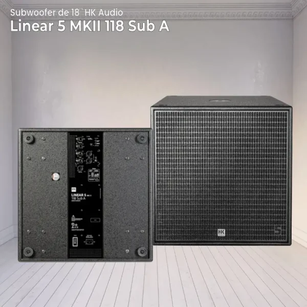 subwoofer de 18" hk audio linear 5 mkii 118 sub a subwoofer de 18" hk audio linear 5 mkii 118 sub a