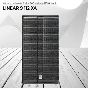 altavoz activo de 2 vias 700 vatios y 12" hk audio linear 9 112 xa