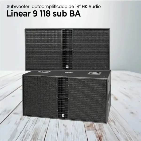 subwoofer autoamplificado de 18″ hk audio linear 9 118 sub ba subwoofer autoamplificado de 18″ hk audio linear 9 118 sub ba
