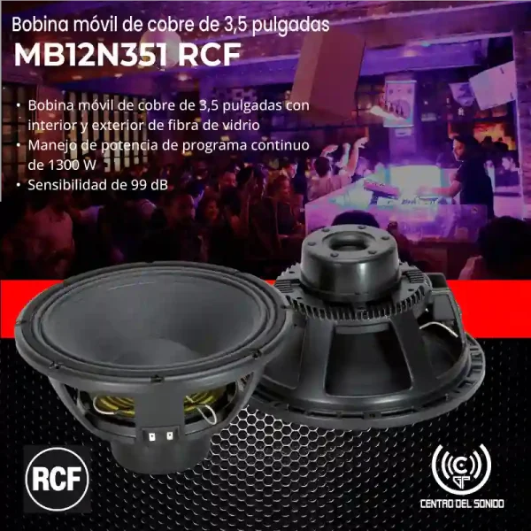 bobina de voz de cobre mb12n351 rcf bobina de voz de cobre mb12n351 rcf