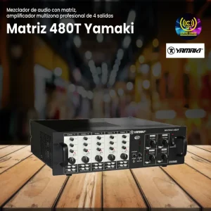 mezclador de audio con matriz