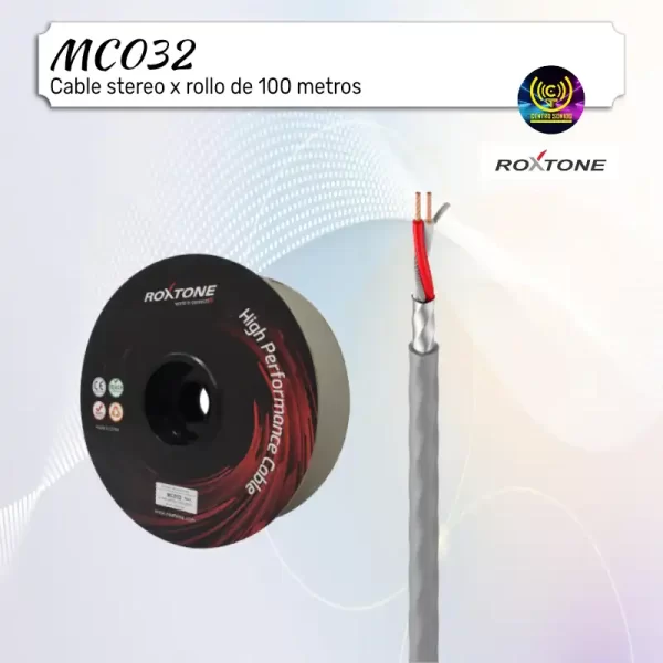 cable stereo mc032 x rollo de 100 metros cable stereo mc032 x rollo de 100 metros