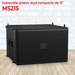 subwoofer pasivo compacto de 15"
