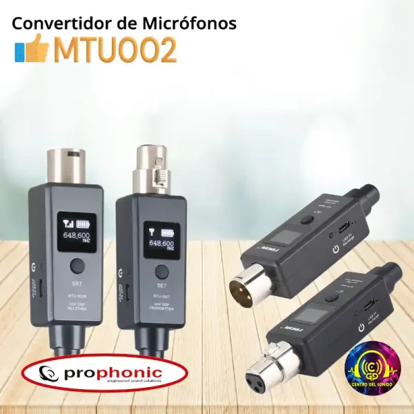 convertidor de micrófonos mtu002 convertidor de micrófonos mtu002