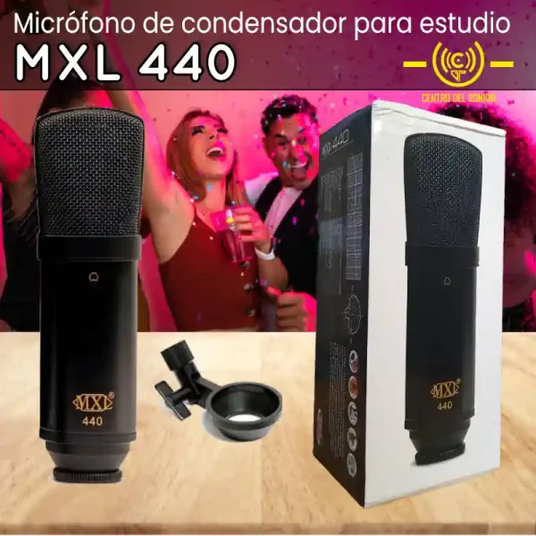 micrófono de condensador para estudio mxl440 micrófono de condensador para estudio mxl440