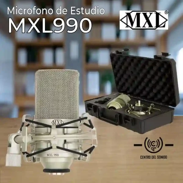 micrófono de estudio mxl990 micrófono de estudio mxl990