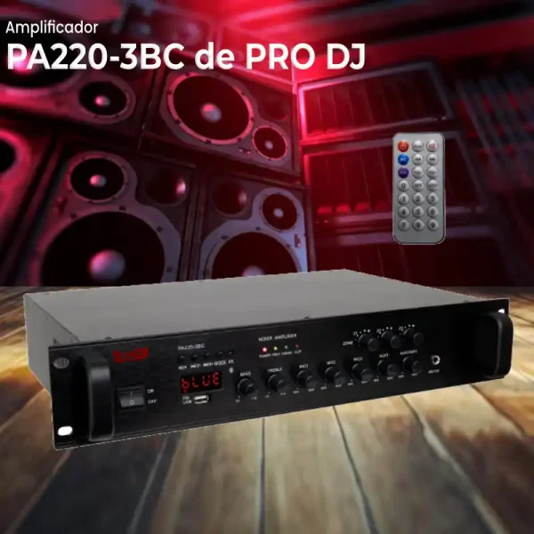 amplificador pa220 3bc de pro dj amplificador pa220 3bc de pro dj