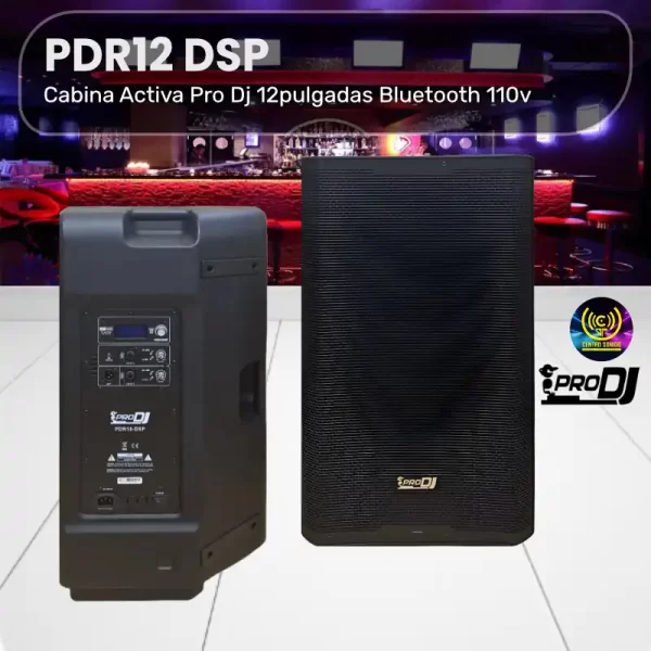 cabina activa pro dj pdr12 dsp 12pulgadas bluetooth 110v cabina activa pro dj pdr12 dsp 12pulgadas bluetooth 110v