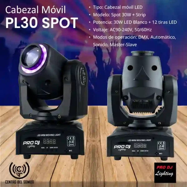 cabezal móvil pl30 spot de pro dj lighting cabezal móvil pl30 spot de pro dj lighting