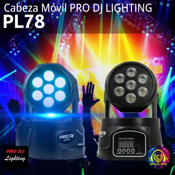 cabezal móvil pl78 de pro dj lighting cabezal móvil pl78 de pro dj lighting