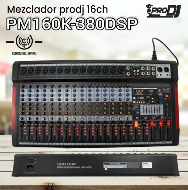 pm160k 99dsp pro dj consola análoga • 16 entradas híbridas (xlr o trs) pm160k 99dsp pro dj consola análoga • 16 entradas híbridas (xlr o trs)