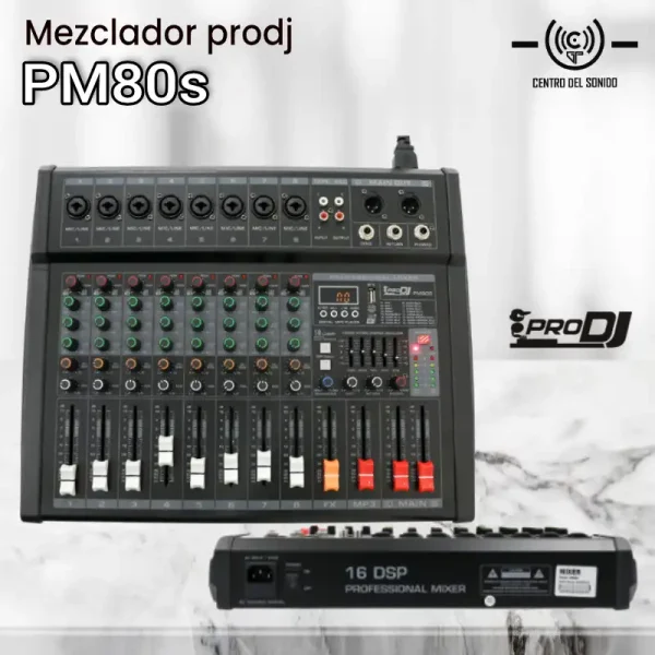mezclador prodj pm80s mezclador prodj pm80s