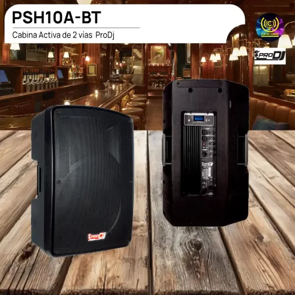 cabina activa de 2 vías psh10a bt – prodj cabina activa de 2 vías psh10a bt – prodj