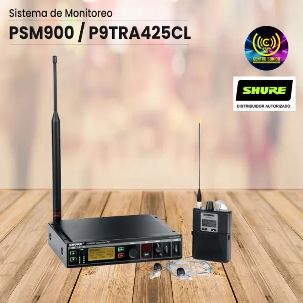 sistema de monitoreo shure psm900 / p9tra425cl sistema de monitoreo shure psm900 / p9tra425cl