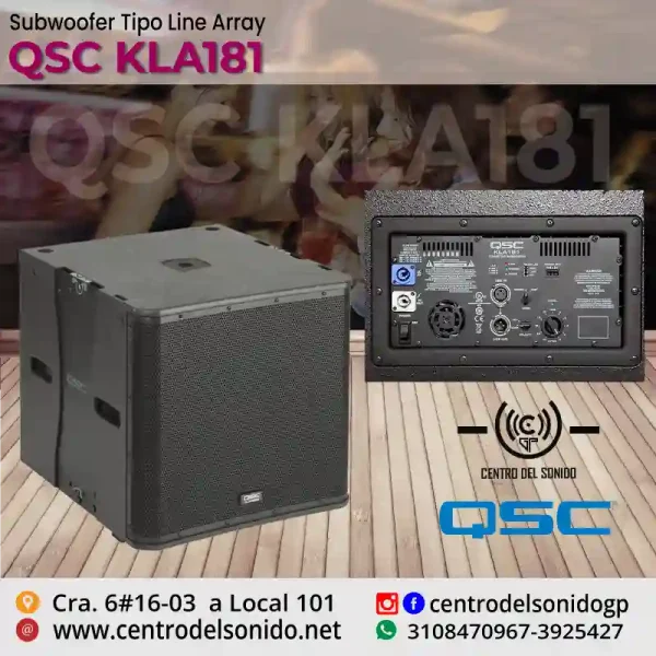 subwoofer qsc kla181 tipo line array subwoofer qsc kla181 tipo line array