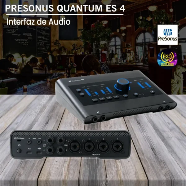 interfaz de audio presonus quantum es 4 interfaz de audio presonus quantum es 4
