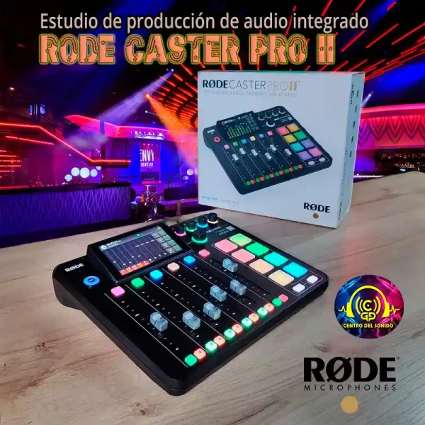 estudio de producción de audio integrado rodecaster pro ii estudio de producción de audio integrado rodecaster pro ii