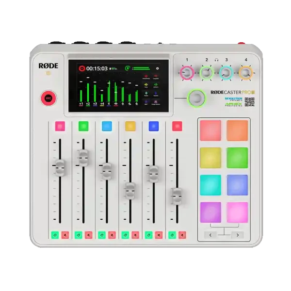 estudio de producción de audio integrado rodecaster pro ii