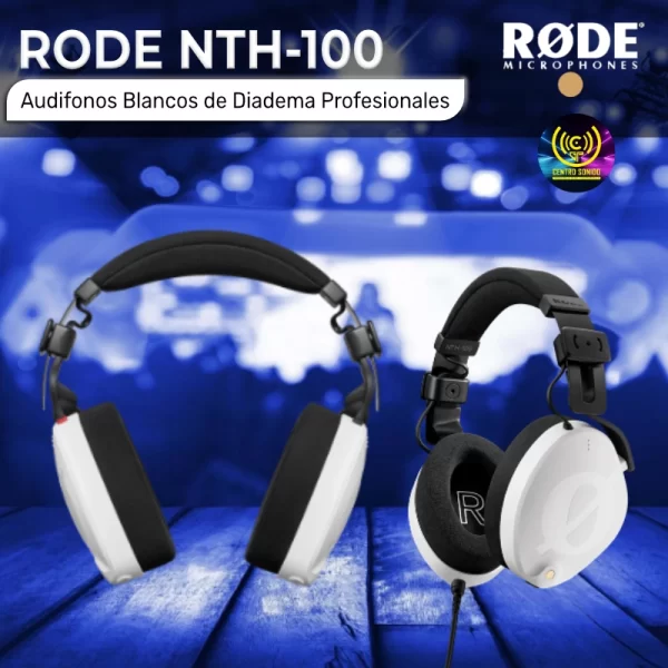 rode nth 100 audifonos blancos de diadema profesionales rode nth 100 audifonos blancos de diadema profesionales