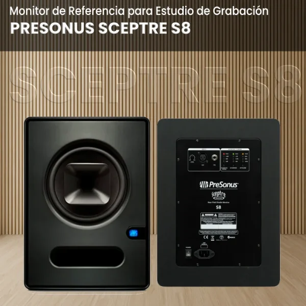 monitor de referencia para estudio de grabación presonus sceptre s8 monitor de referencia para estudio de grabación presonus sceptre s8