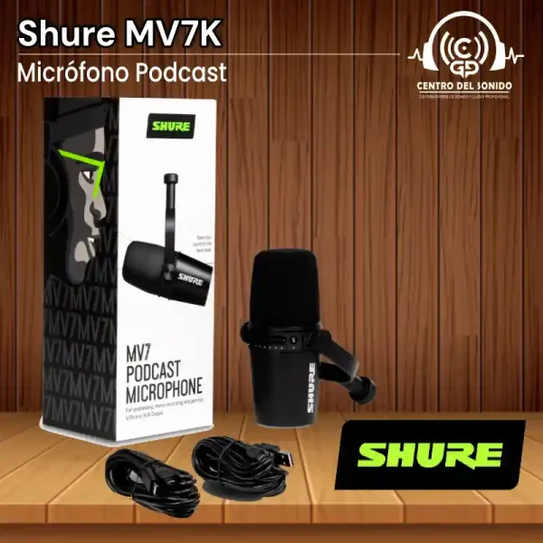 micrófono shure mv7k micrófono shure mv7k