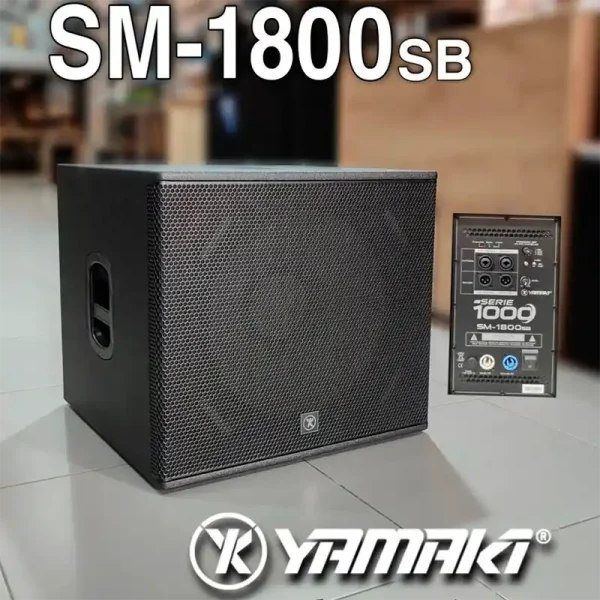 sub bajo activo con dsp yamaki de 1000w sm1800sb sub bajo activo con dsp yamaki de 1000w sm1800sb