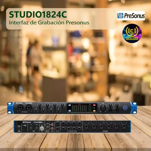 interfaz de grabación studio1824c presonus interfaz de grabación studio1824c presonus