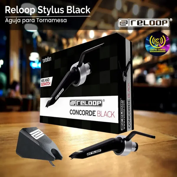 aguja para tornamesa reloop stylus black aguja para tornamesa reloop stylus black