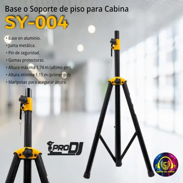 base o soporte de piso para cabina sy 004 pro dj base o soporte de piso para cabina sy 004 pro dj