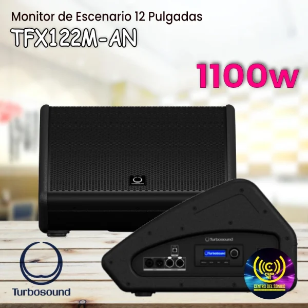 turbosound tfx122m an 1100w monitor de escenario 12 pulgadas turbosound tfx122m an 1100w monitor de escenario 12 pulgadas