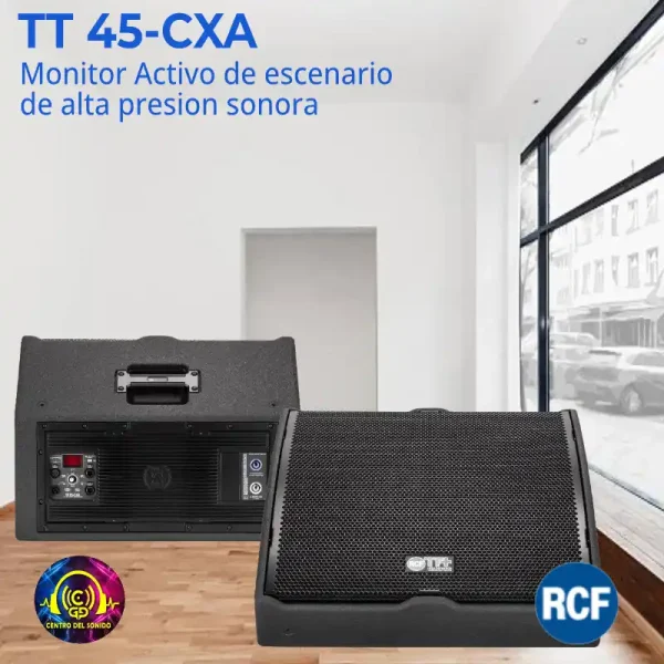 monitor activo de escenario de alta presion sonora tt 45 cxa monitor activo de escenario de alta presion sonora tt 45 cxa