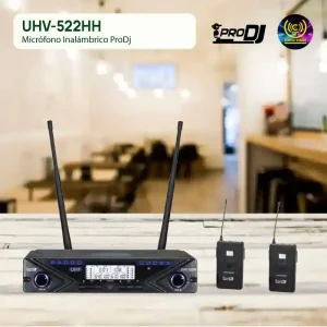 micrófono inalámbrico uhv 522hh