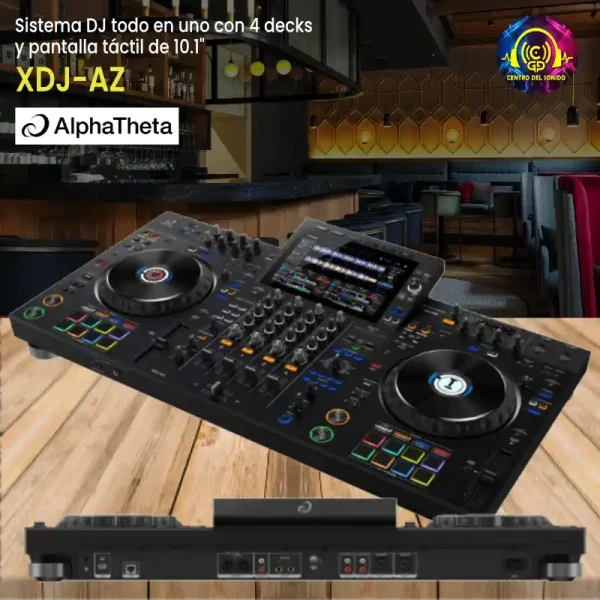 sistema dj todo en uno con 4 decks y pantalla táctil de 10.1" xdj az sistema dj todo en uno con 4 decks y pantalla táctil de 10.1" xdj az