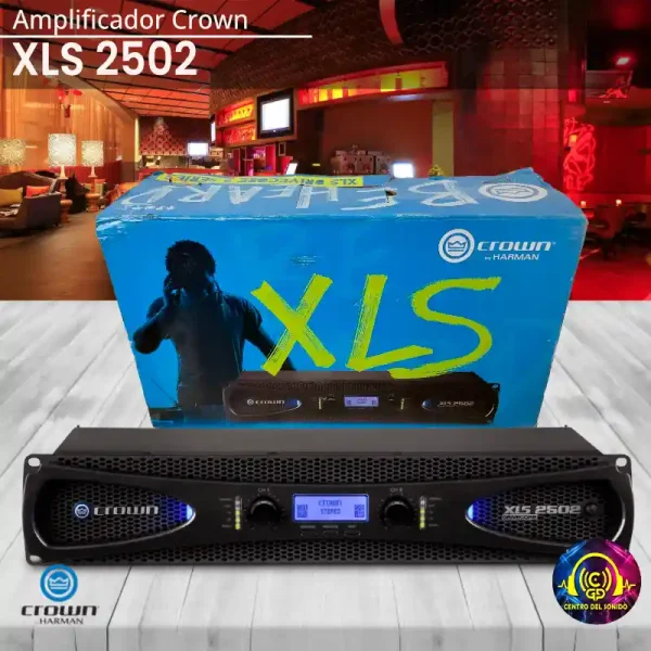 amplificador crown xls 2502 amplificador crown xls 2502