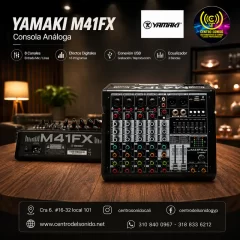 consola análoga yamaki m41fx