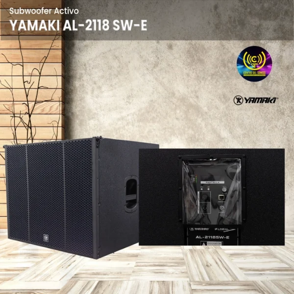 subwoofer activo yamaki al 2118 sw e subwoofer activo yamaki al 2118 sw e