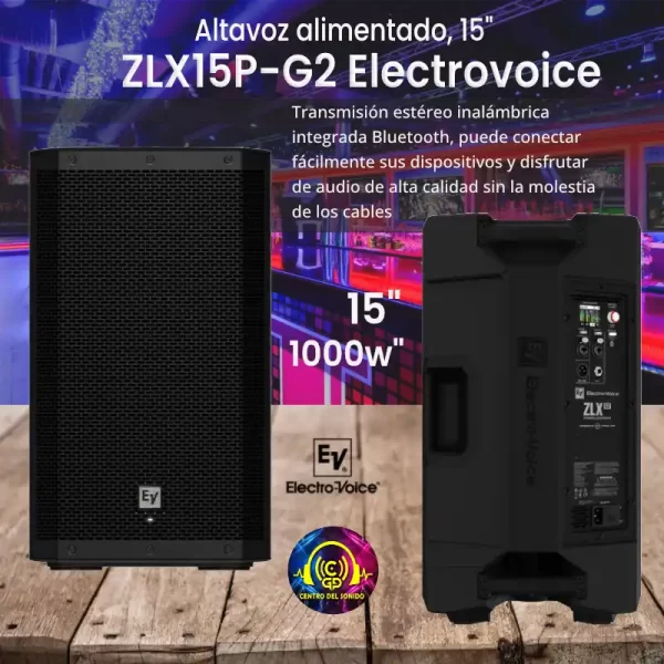 electro voice zlx15p g2 altavoz alimentado electro voice zlx15p g2 altavoz alimentado