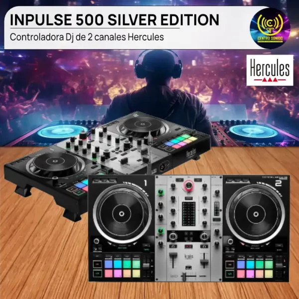 controladora dj de 2 canales dj control inpulse 500 silver edition controladora dj de 2 canales dj control inpulse 500 silver edition