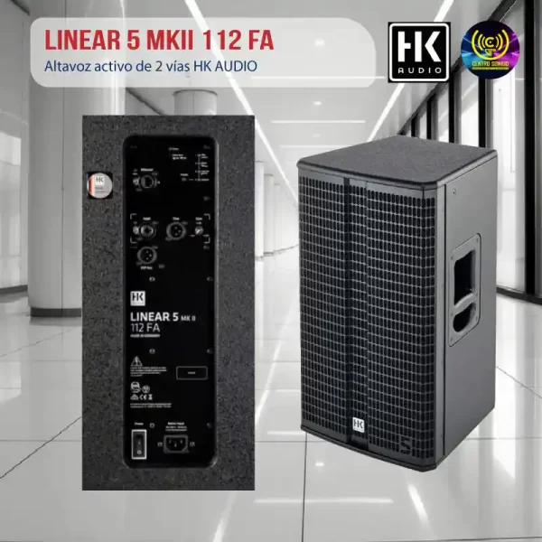 altavoz activo de 2 vías linear 5 mkii 112 fa altavoz activo de 2 vías linear 5 mkii 112 fa